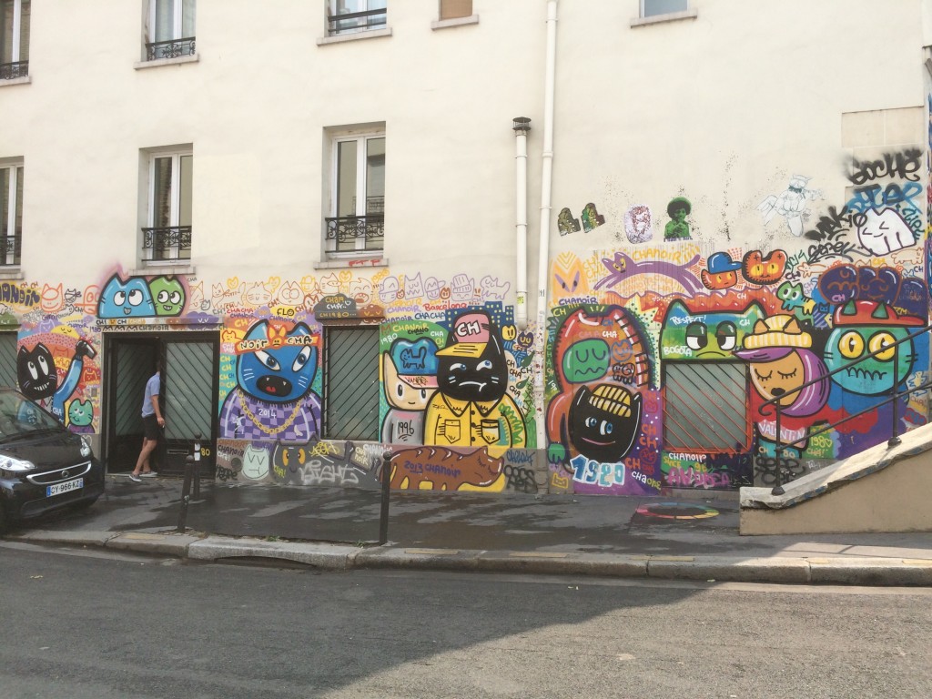 Paris street art cats